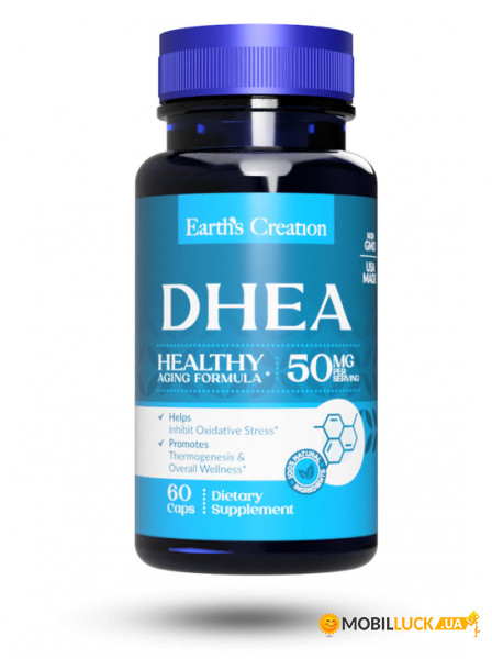  Earths Creation DHEA 50 mg 60 