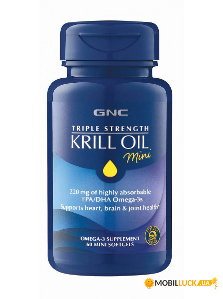   GNC Triple Strength Krill Oil Mini 60  (4384303393)