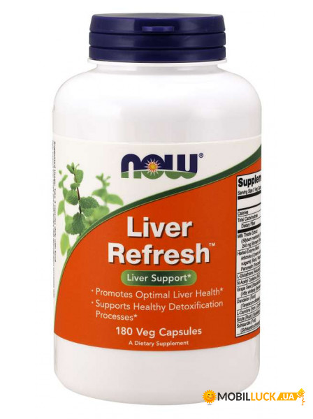   NOW Liver Refresh Veg Capsules 180  (4384301965)