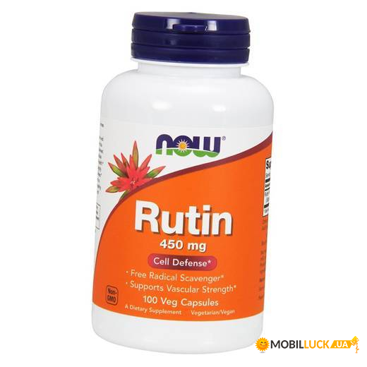   NOW Rutin 450 mg Veg Capsules 100  (4384301408)