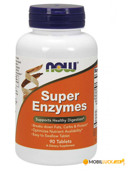   NOW Super Enzymes Tablets 90  (4384301901)