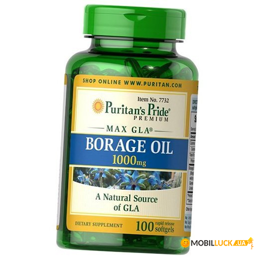   Puritan's Pride Borage Oil 1000 100  (67367016)