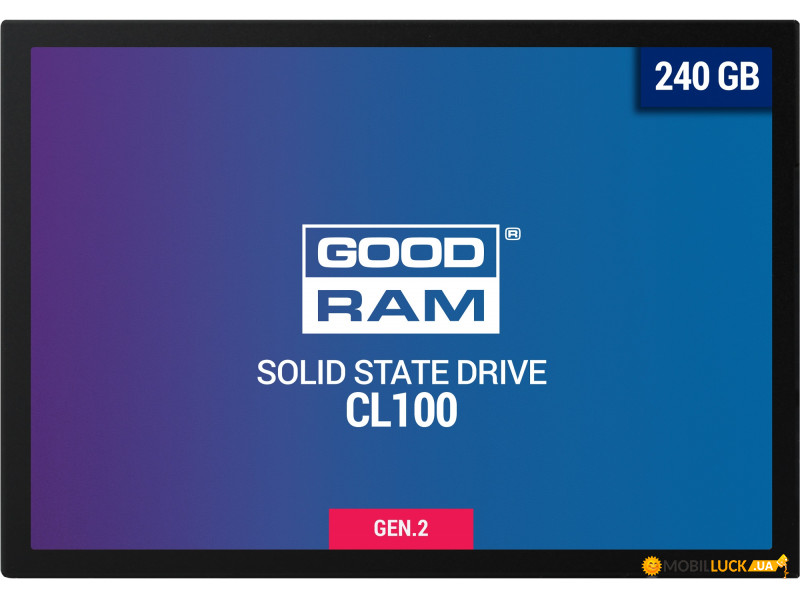  SSD 240GB GoodRam CL100 Gen.2 2.5 SATAIII TLC (SSDPR-CL100-240-G2)