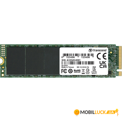  SSD M.2 2280 500GB Transcend (TS500GMTE115S)