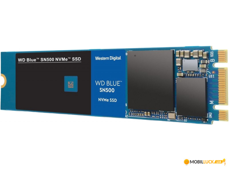  SSD Western Digital M.2 Blue SN500 500GB NVMe PCIe 3.0 4x 2280 TLC (WDS250G1B0C)