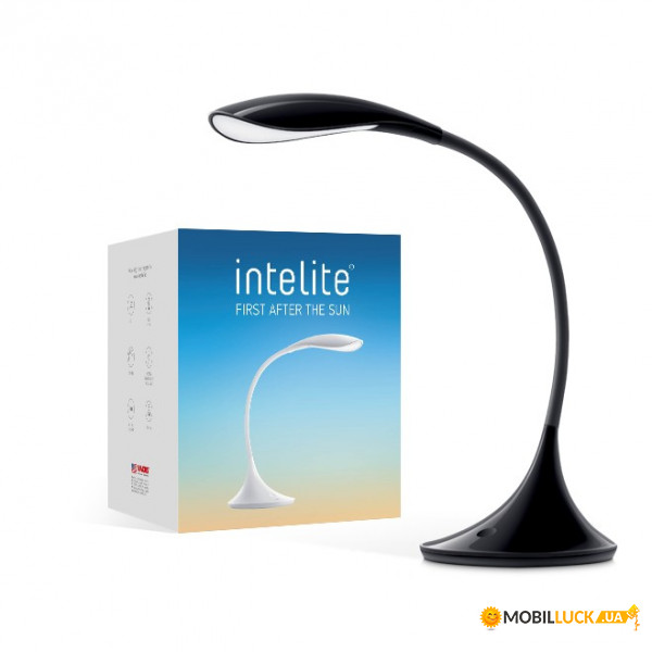   Intelite Desk Lamp 6W Black (Dl3-6W-Bl)