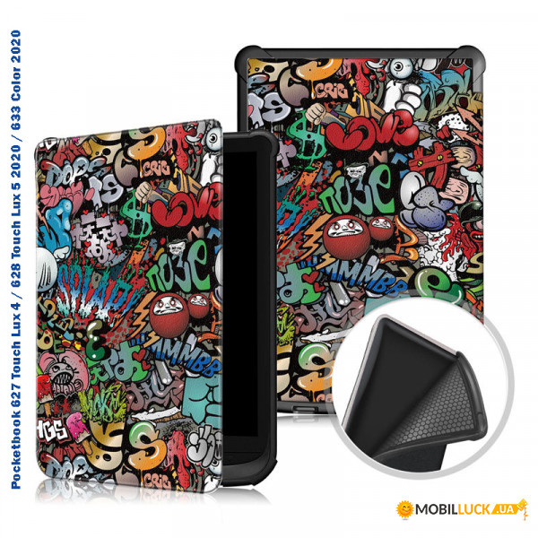 - BeCover Smart Case  Pocketbook 6 616 / 627 / 628 / 632 / 633 Graffiti (707161)