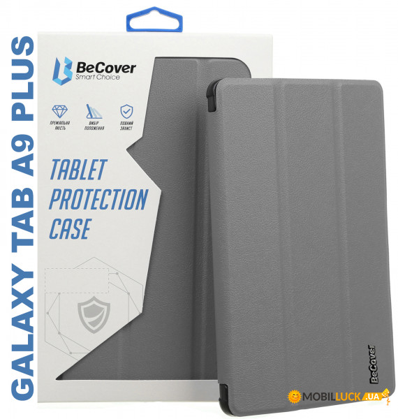 - BeCover Smart Case Samsung Galaxy Tab A9 Plus SM-X210/SM-X215/SM-X216 11.0 Gray (710309)