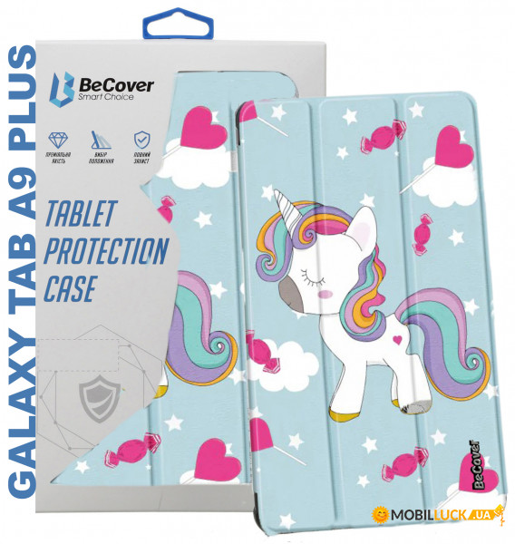 - BeCover Smart Case Samsung Galaxy Tab A9 Plus SM-X210/SM-X215/SM-X216 11.0 Unicorn (710321)