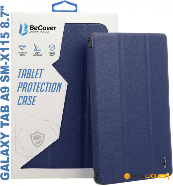 - BeCover Soft Edge    Samsung Galaxy Tab A9 SM-X115 8.7 Deep Blue (710356)
