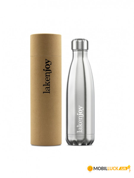  Laken Lakenjoy Thermo Bottle 0,5L Silver 			
