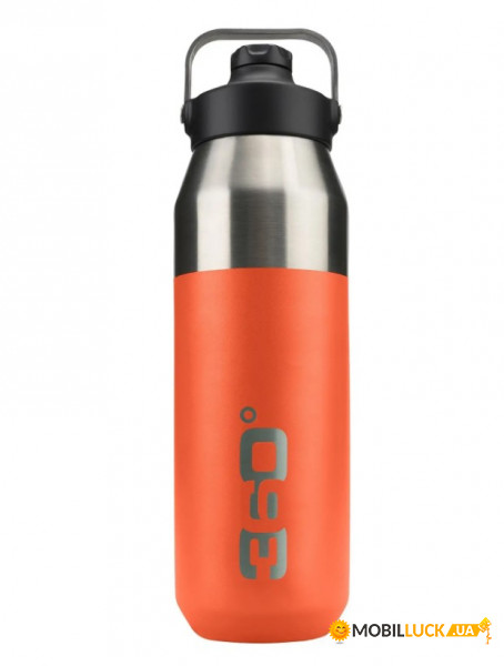 360 Degrees Vacuum Insulated Stainless Steel Bottle with Sip Cap, Pumpkin, 750 ml (STS 360SSWINSIP750PM) 