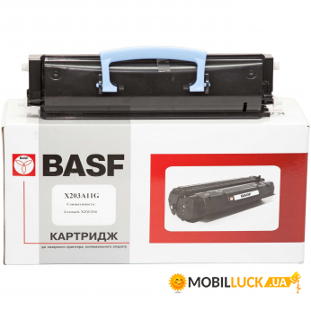 - Basf Lexmark X203/204 X203A11G Black (Basf-KT-X203A11G)