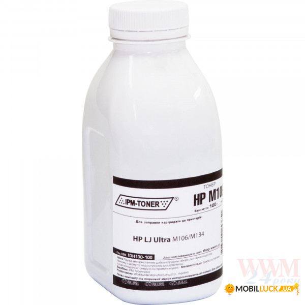  HP LJ Ultra M106/M134, 100 Black IPM (TDH130-100)