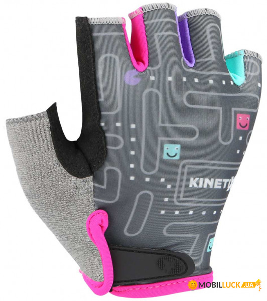   KinetiXx Lexy Kids Bike Glove grey printed  4