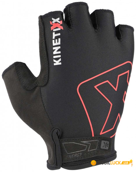  KinetiXx Lou Smart Bike Glove unisex black/red  9,5