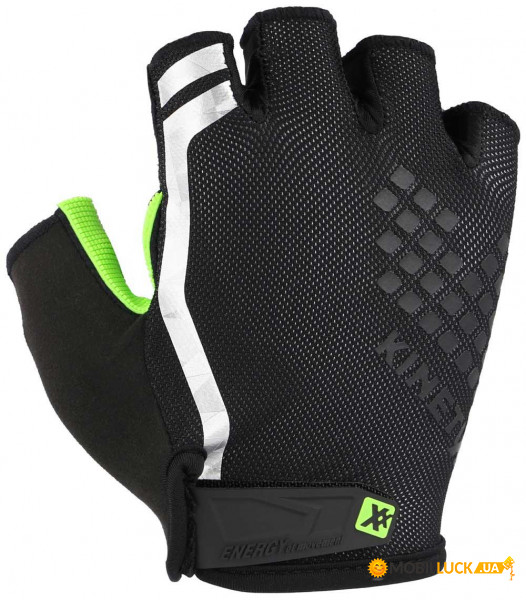  KinetiXx Luke Top Function Bike Glove unisex black/green  9,5