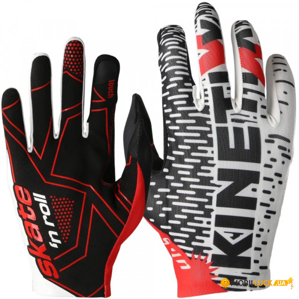    KinetiXx Sean Roller Skate Glove white/black  10,5