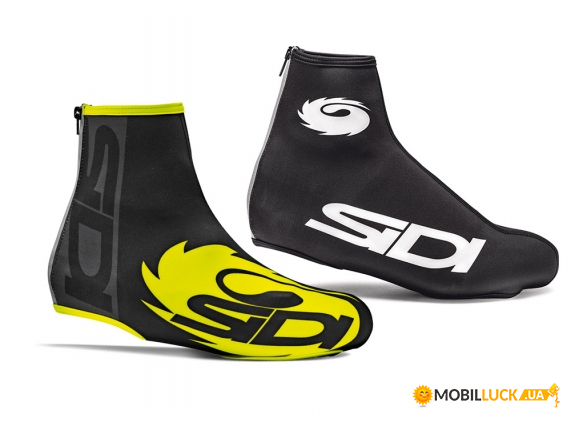   Sidi Tunnel Winter Covershoes No.75 41-42 Black/Yellow Fluo