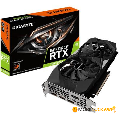  Gigabyte GeForce RTX2060 super 8192Mb WINDFORCE (GV-N206SWF2-8GD)