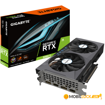  Gigabyte GeForce RTX3060Ti 8Gb EAGLE OC 2.0 LHR (GV-N306TEAGLE OC-8GD 2.0)