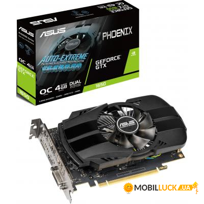  Asus GeForce GTX1650 4096Mb PH OC (PH-GTX1650-O4G)