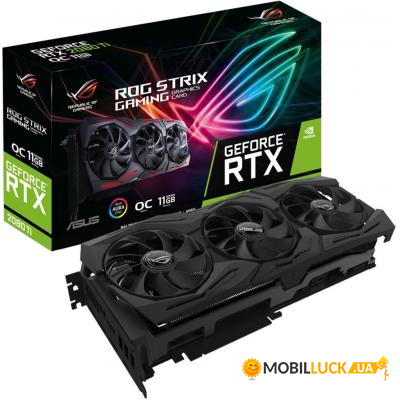  ASUS GeForce RTX2080 Ti 11Gb ROG STRIX GAMING OC (ROG-STRIX-RTX2080TI-O11G-GAMING)