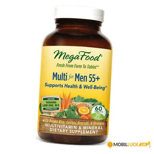  Mega Food Multi for Men 55 plus 60  (36343014)