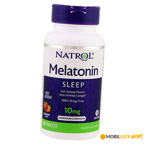  Natrol Melatonin Fast Dissolve 10 60  (36358023)