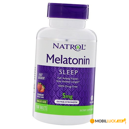  Natrol Melatonin Fast Dissolve 5 15   (72358011)