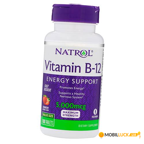  Natrol Vitamin B-12 5000 100  (36358025)
