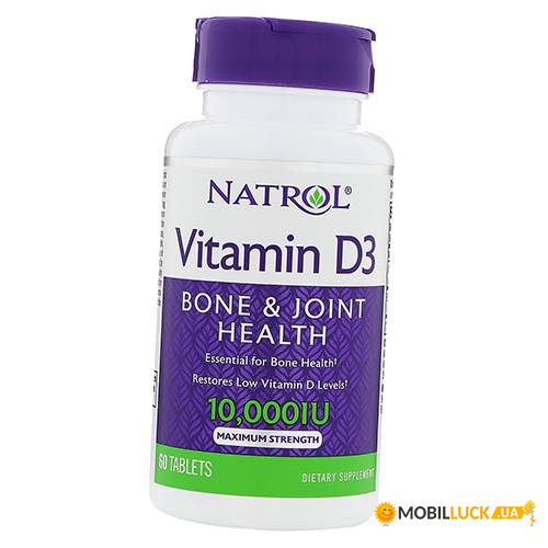  Natrol Vitamin D3 10000 60 (36358022)