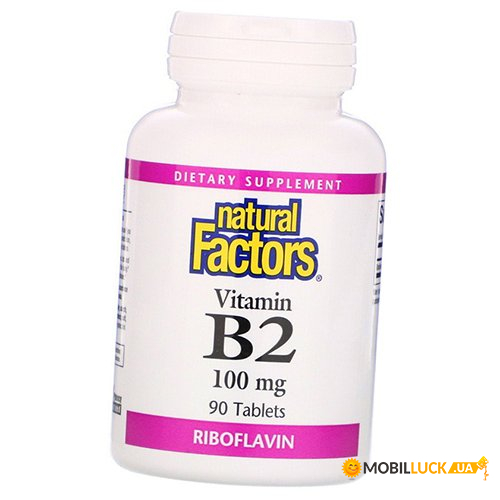  Natural Factors Vitamin B2 100 90 (36406024)
