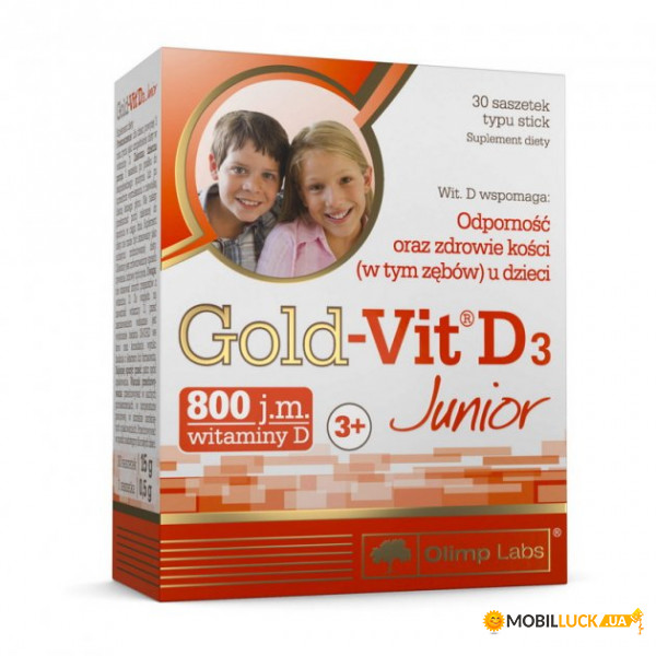 Olimp Gold-Vit D3 Junior 800 iu 30 sachets