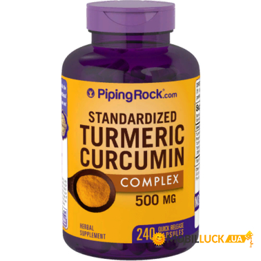    Piping Rock  Standardized Turmeric Curcumin Complex 240 Capsules