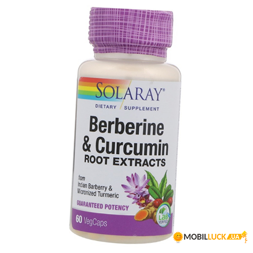  Solaray Berberine & Curcumin 60 (71411037)