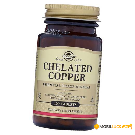  Solgar Chelated Copper 100 (36313009)