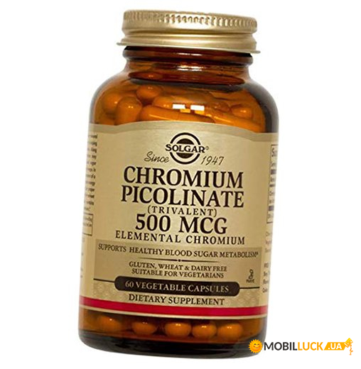  Solgar Chromium Picolinate 500 60 (36313111)