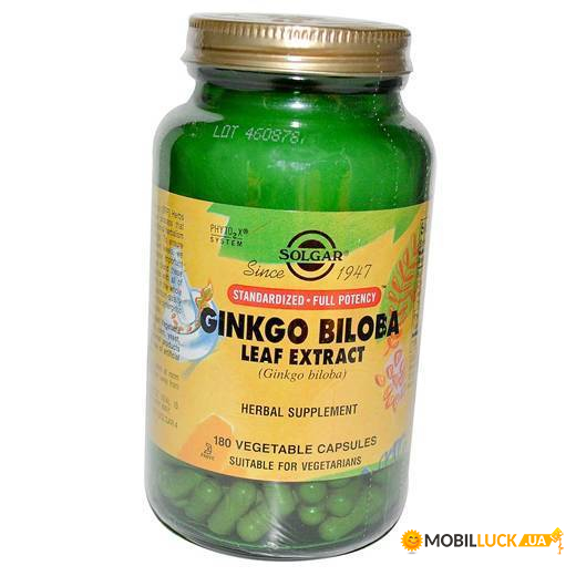  Solgar Ginkgo Biloba Leaf Extract 180 (36313014)