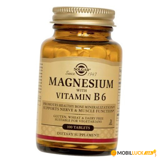  Solgar Magnesium with Vitamin B6 100 (36313058)