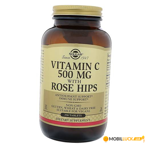  Solgar Vitamin C 500 with Rose Hips  250 (36313128)