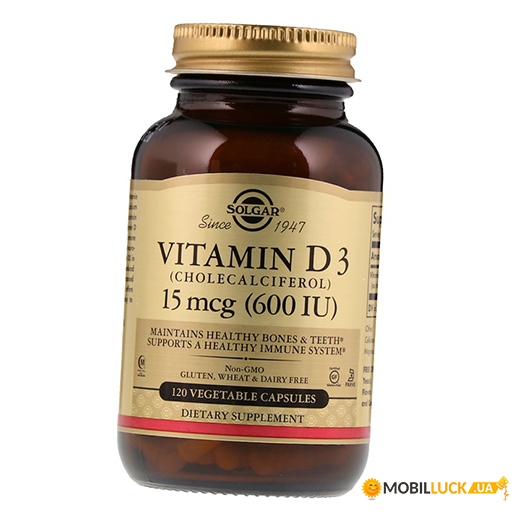  Solgar Vitamin D3 600 120 (36313071)