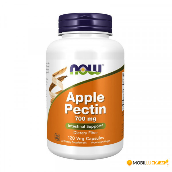  NOW Apple Pectin 700 mg 120 veg caps