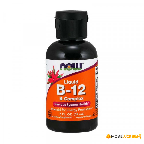  NOW B-12 Liquid B-Complex 59 ml