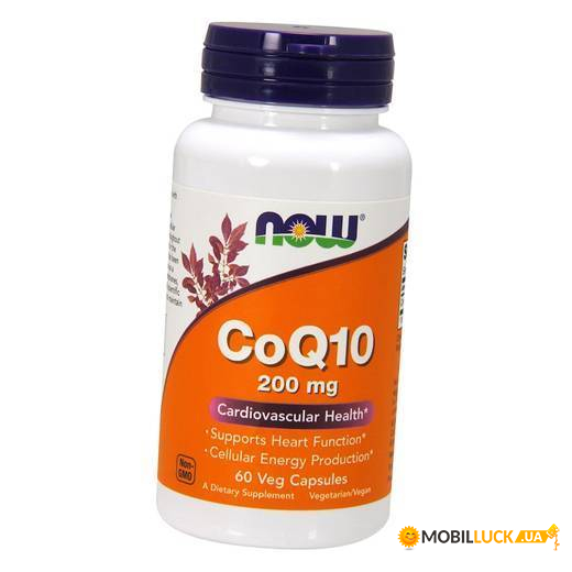  NOW CoQ10 200 mg Softgels 60  (4384301191)