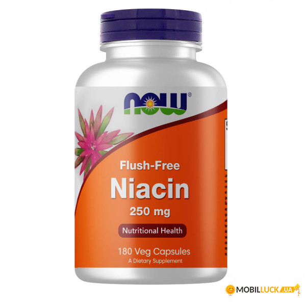 NOW Flush-Free Niacin 250  180 