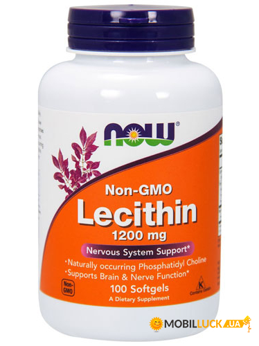  NOW Lecithin 1200 mg 100   