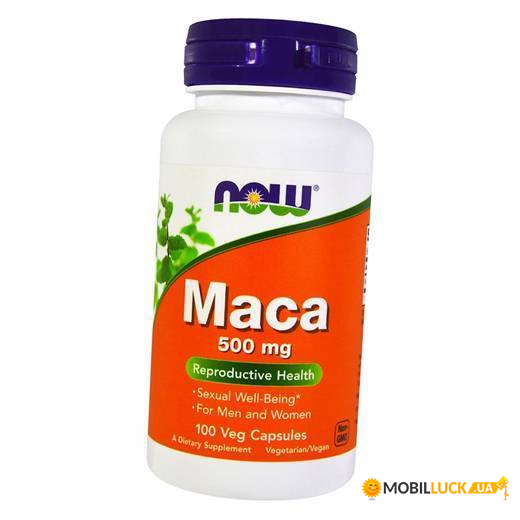  NOW Maca 500 mg Veg Capsules 100  (4384301175)