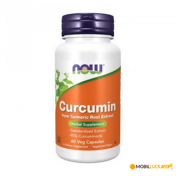  NOW Turmeric Curcumin 665 mg 60 veg caps