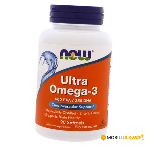  NOW Ultra Omega-3 90  (4384300705)